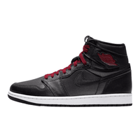 Air Jordan 1 High Black Satin Gym Red